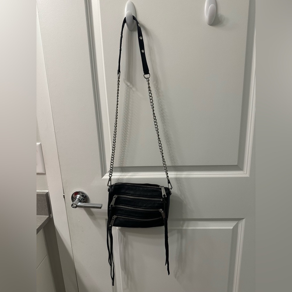 Rebecca Minkoff Black Chain Strap Crossbody Bag